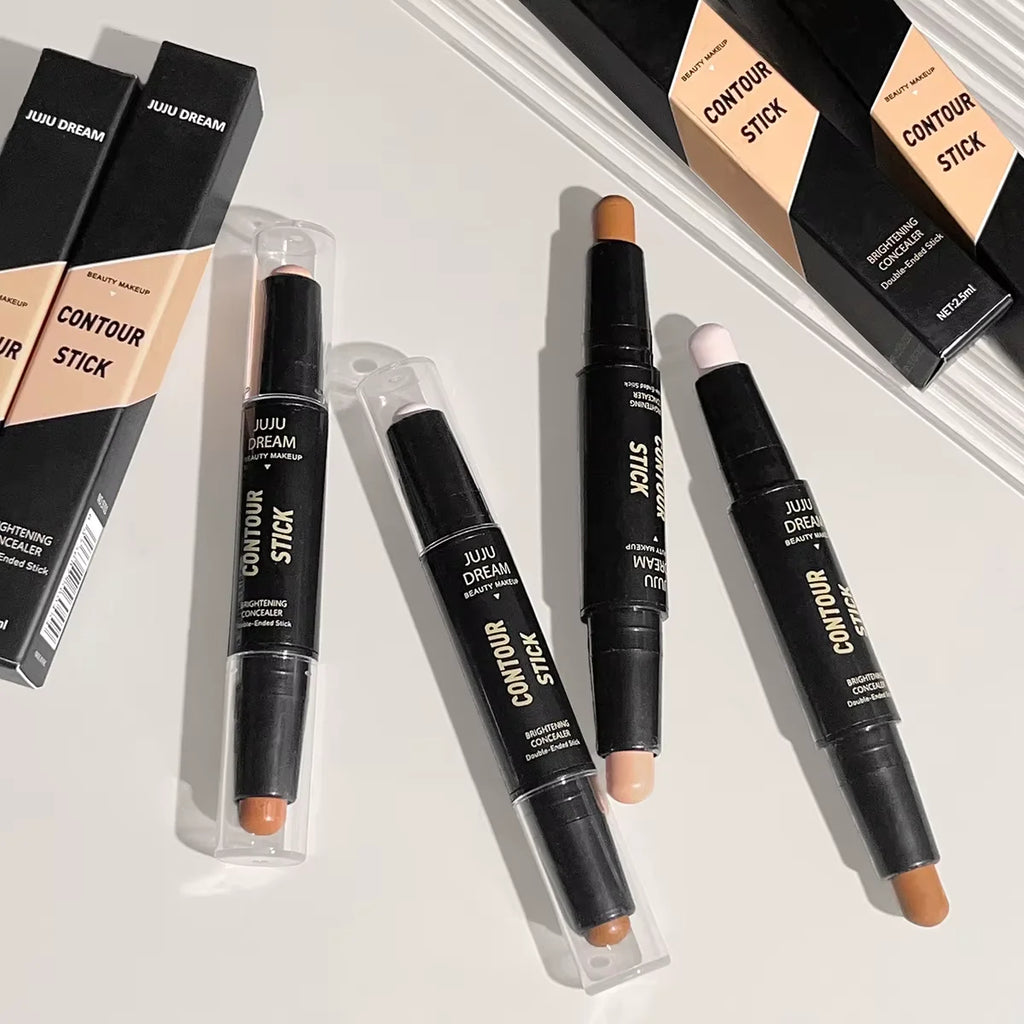 Double-ended Dual-Purpose High-Light Trimming Stick Three-Dimensional Contour Nose Shadow Facial Shape Brighten And Trimming
