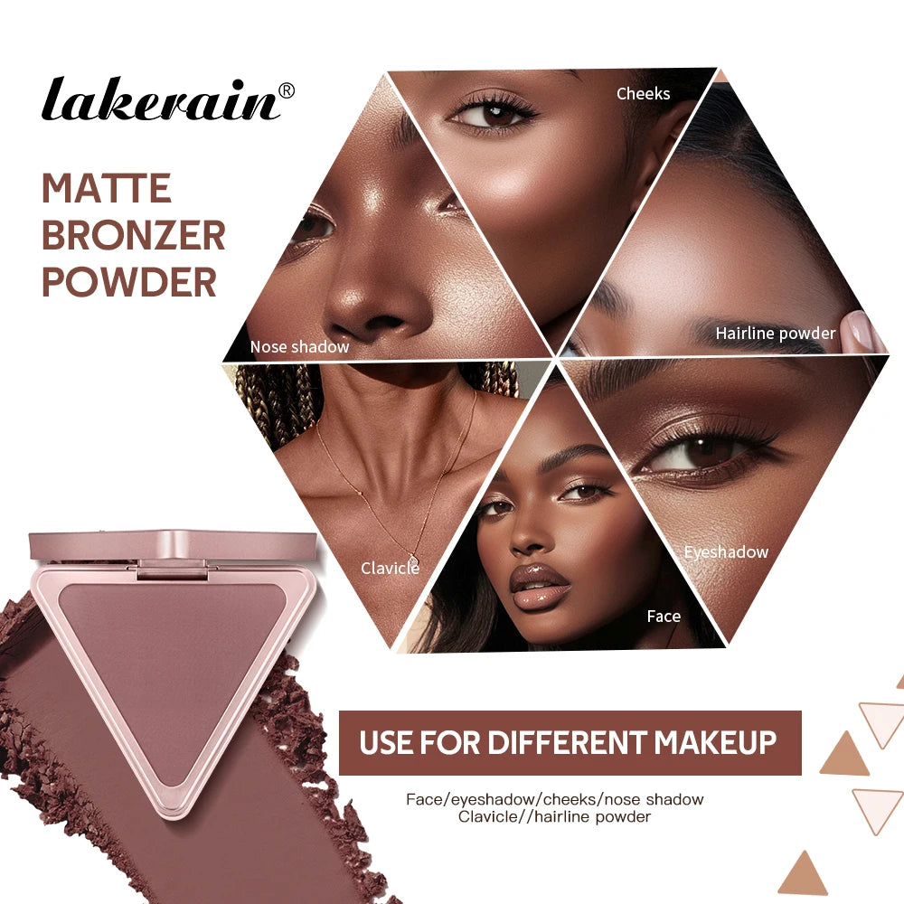 No Limits Matte Bronzer Shading Face Blusher Long Lasting Matte Plumps Appearance reduce Pores And Shine Control Cosmetics