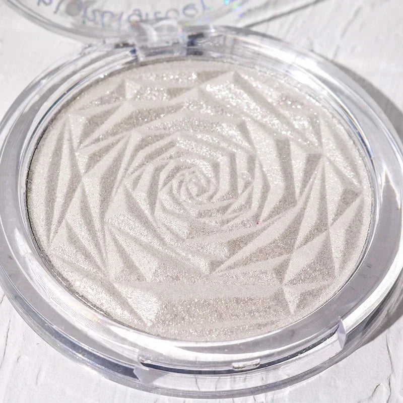 6 Colors Diamond Highlighter Powder Palette Glitter Face Contour Brighten Makeup Shimmer Ultra-concentrated Illuminate Cosmetic