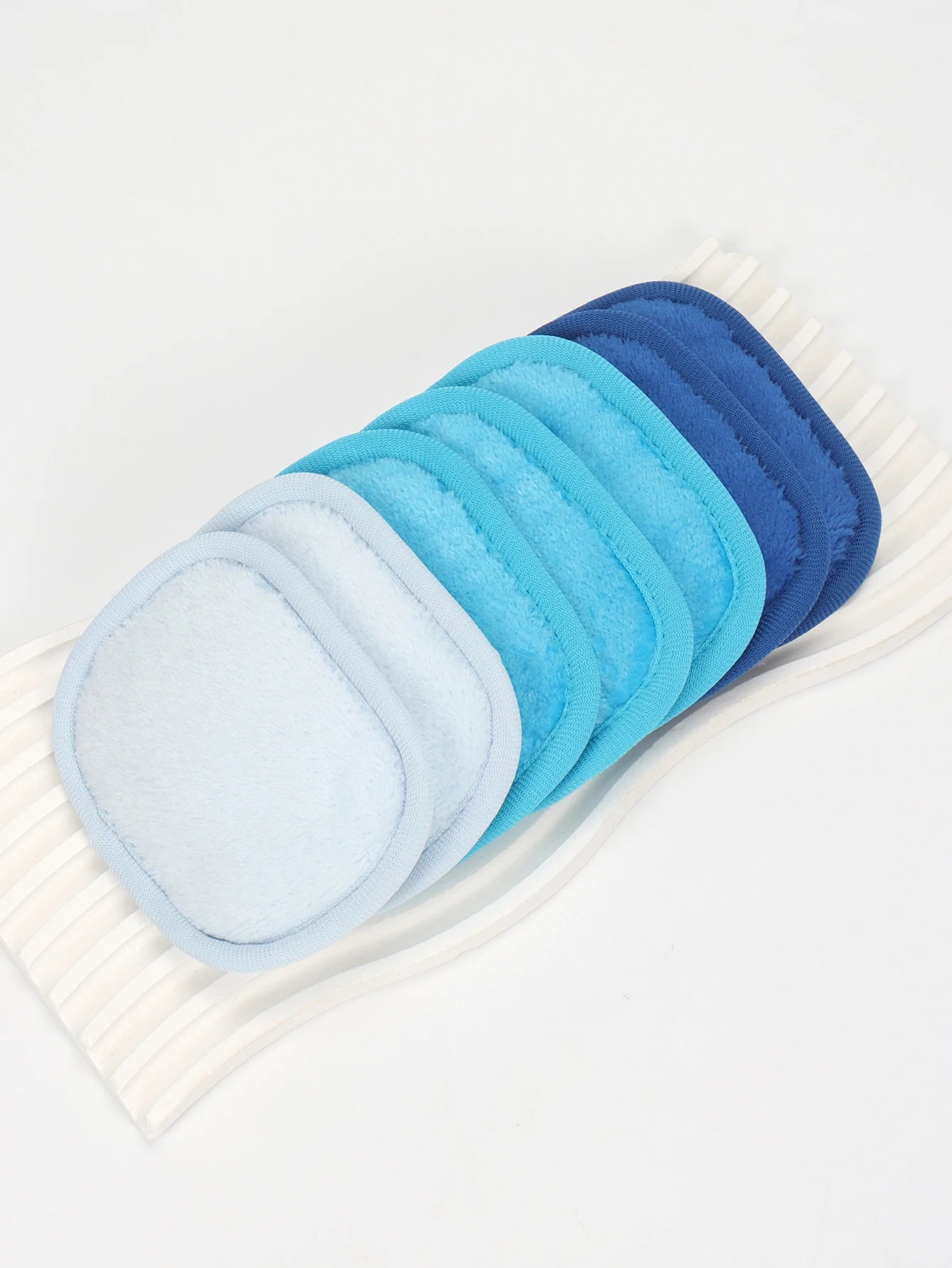 810 Makeup Remover Wipes Gradient 7Pcs, Machine Washable, Reusable Makeup Remover Tools for All Skin Types