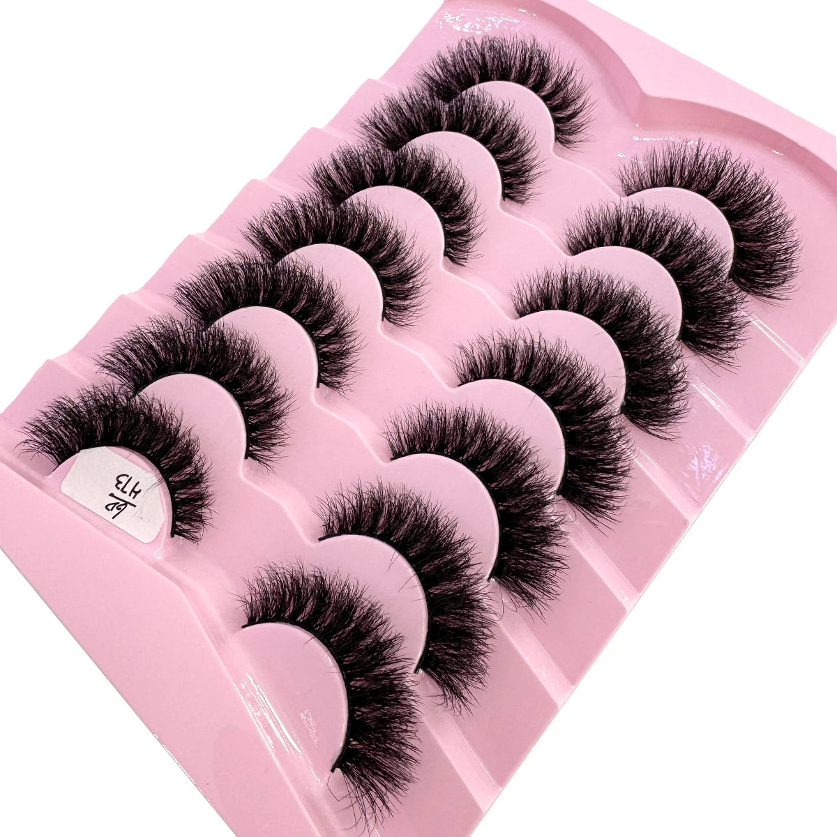 HBZGTLAD 7 pairs Lashes 3D Mink Eyelashes Thick & Fluffy Soft Eyelash Extension Natural False Eyelashes Makeup Mink Eye Lashes