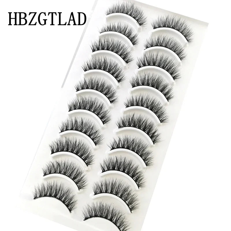 New 41Styles 10pairs natural long 3D mink false eyelashes fake lashes makeup kit Mink Lashes extension lashes short eyelashes