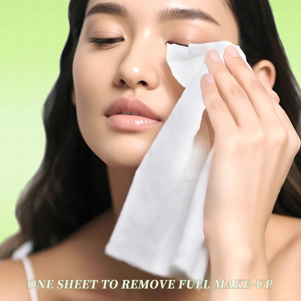 1/2/3 box of avocado makeup remover wipes, gently remove makeup and deeply clean facial skin, individually packaged.