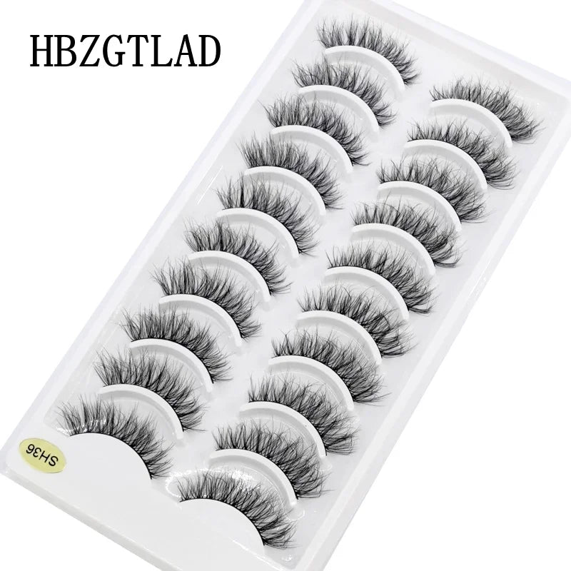 New 41Styles 10pairs natural long 3D mink false eyelashes fake lashes makeup kit Mink Lashes extension lashes short eyelashes