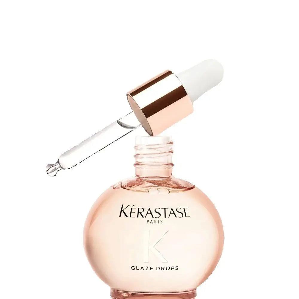 Kerastase Gloss Absolu Glaze Drops High-Gloss Lightweight Oil 45mL, Original Hair Serum for Women/Men, Hair Care Treatment