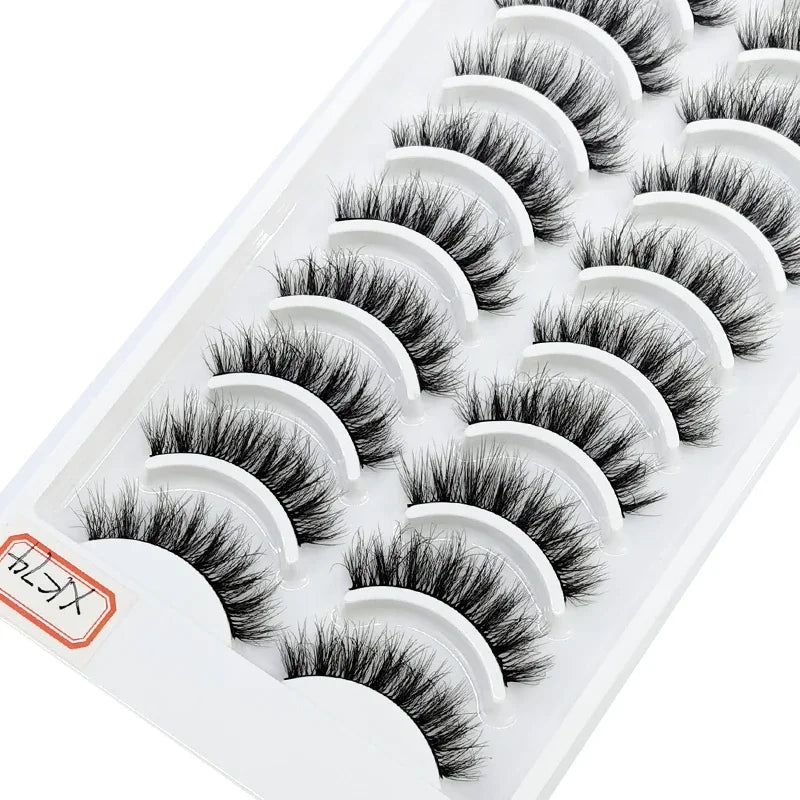 New 41Styles 10pairs natural long 3D mink false eyelashes fake lashes makeup kit Mink Lashes extension lashes short eyelashes