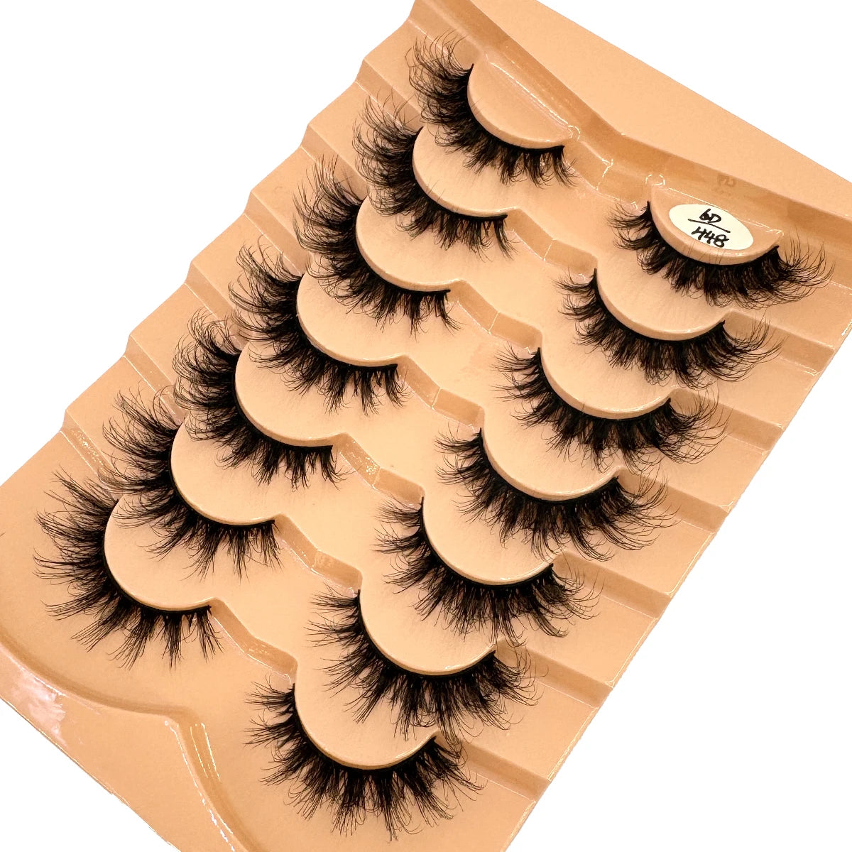 HBZGTLAD 7 pairs Lashes 3D Mink Eyelashes Thick & Fluffy Soft Eyelash Extension Natural False Eyelashes Makeup Mink Eye Lashes
