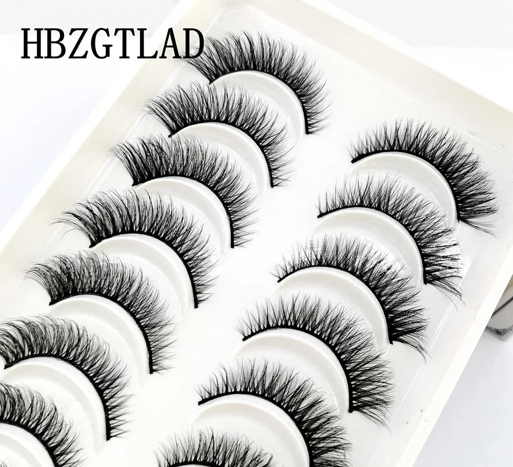 New 41Styles 10pairs natural long 3D mink false eyelashes fake lashes makeup kit Mink Lashes extension lashes short eyelashes