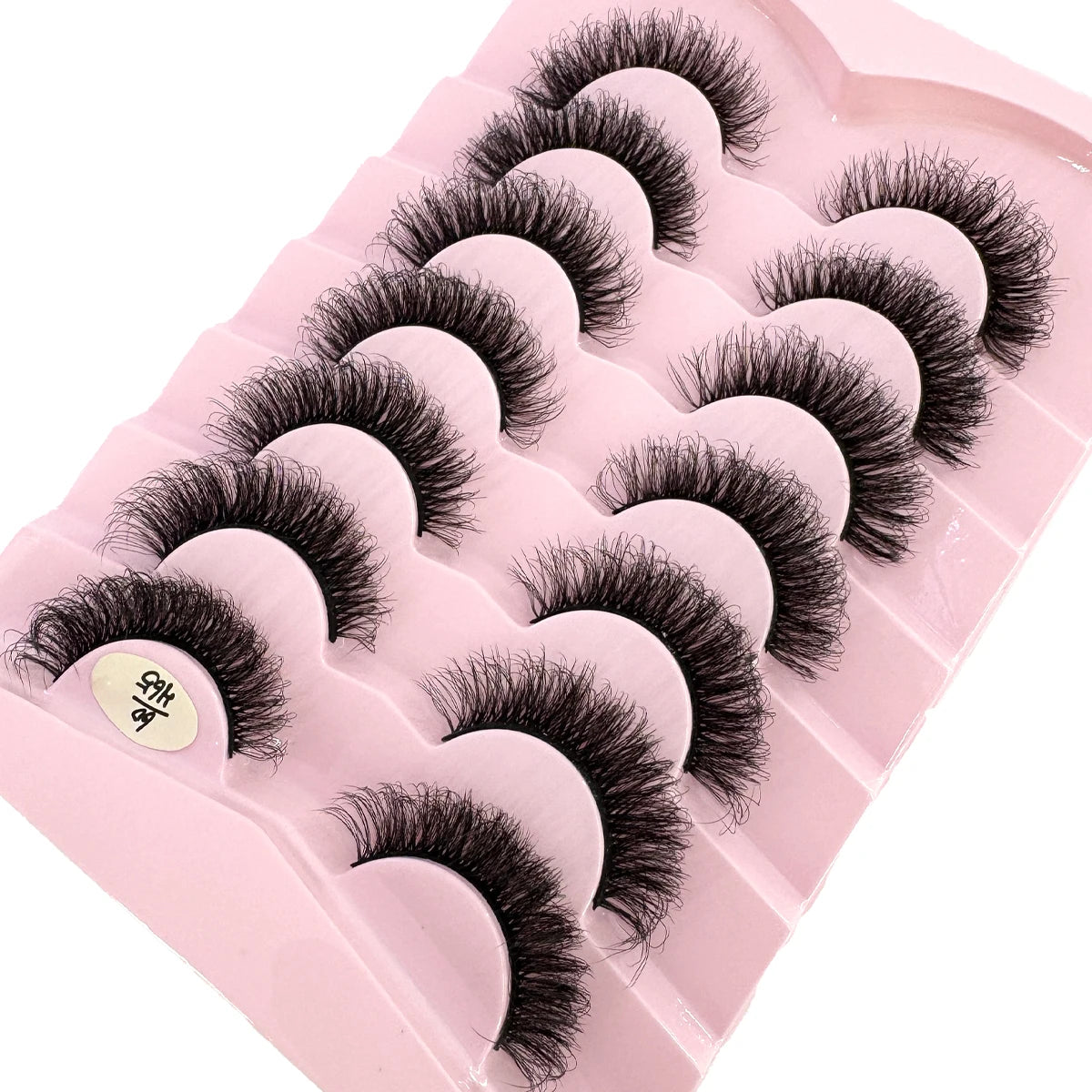 HBZGTLAD 7 pairs Lashes 3D Mink Eyelashes Thick & Fluffy Soft Eyelash Extension Natural False Eyelashes Makeup Mink Eye Lashes