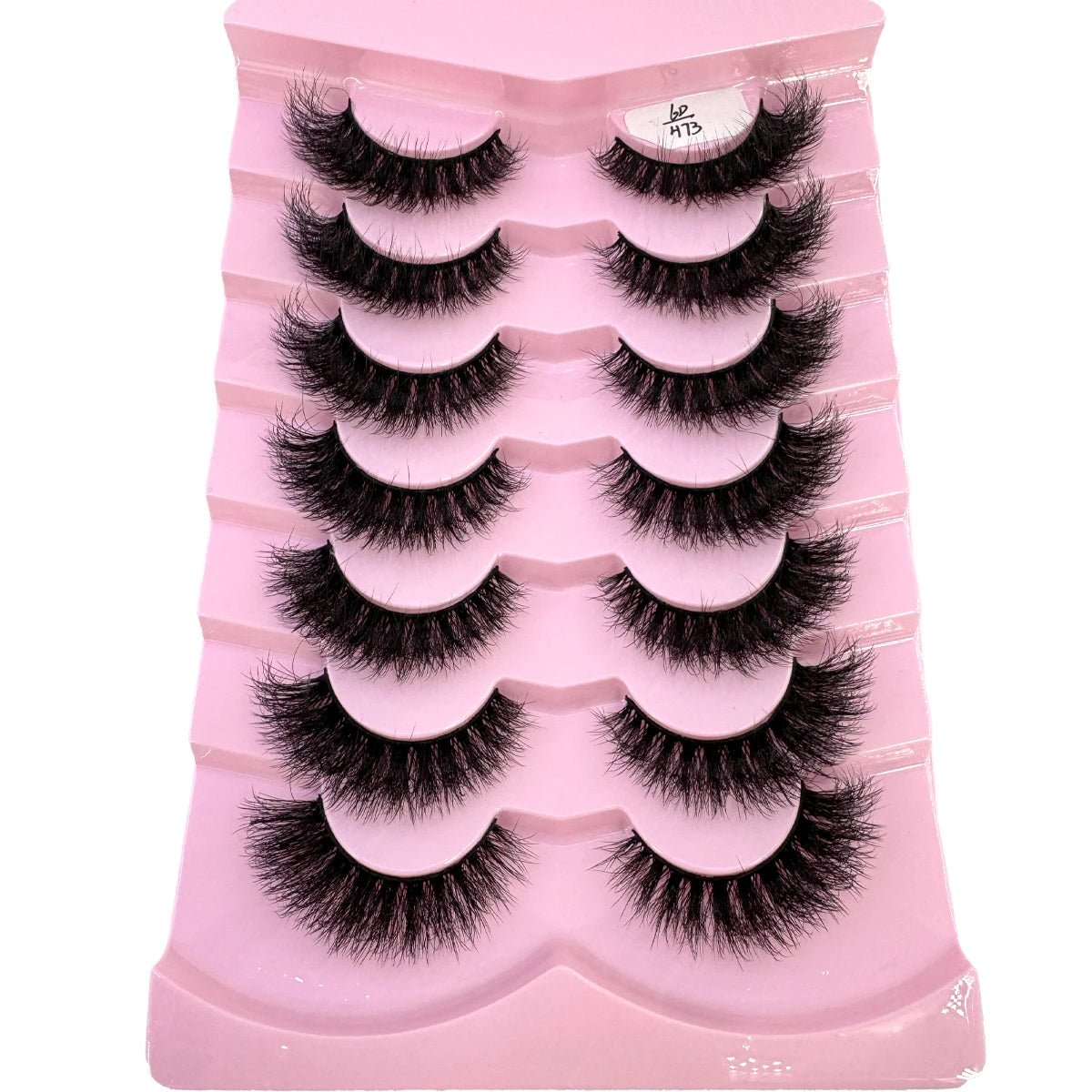 HBZGTLAD 7 pairs Lashes 3D Mink Eyelashes Thick & Fluffy Soft Eyelash Extension Natural False Eyelashes Makeup Mink Eye Lashes