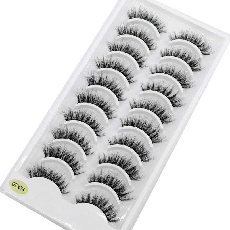 New 41Styles 10pairs natural long 3D mink false eyelashes fake lashes makeup kit Mink Lashes extension lashes short eyelashes