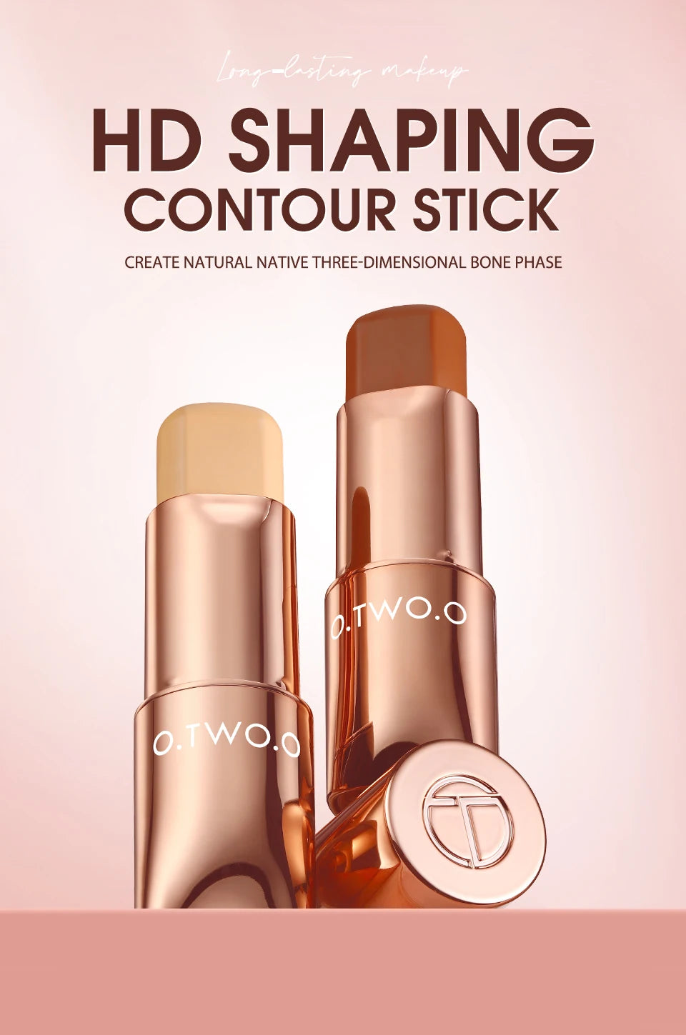 Brightening Contour Stick Cream Longwear Lightweight Sculpt Face Concealer Bronzer Makeup Pen For Flawless Finish