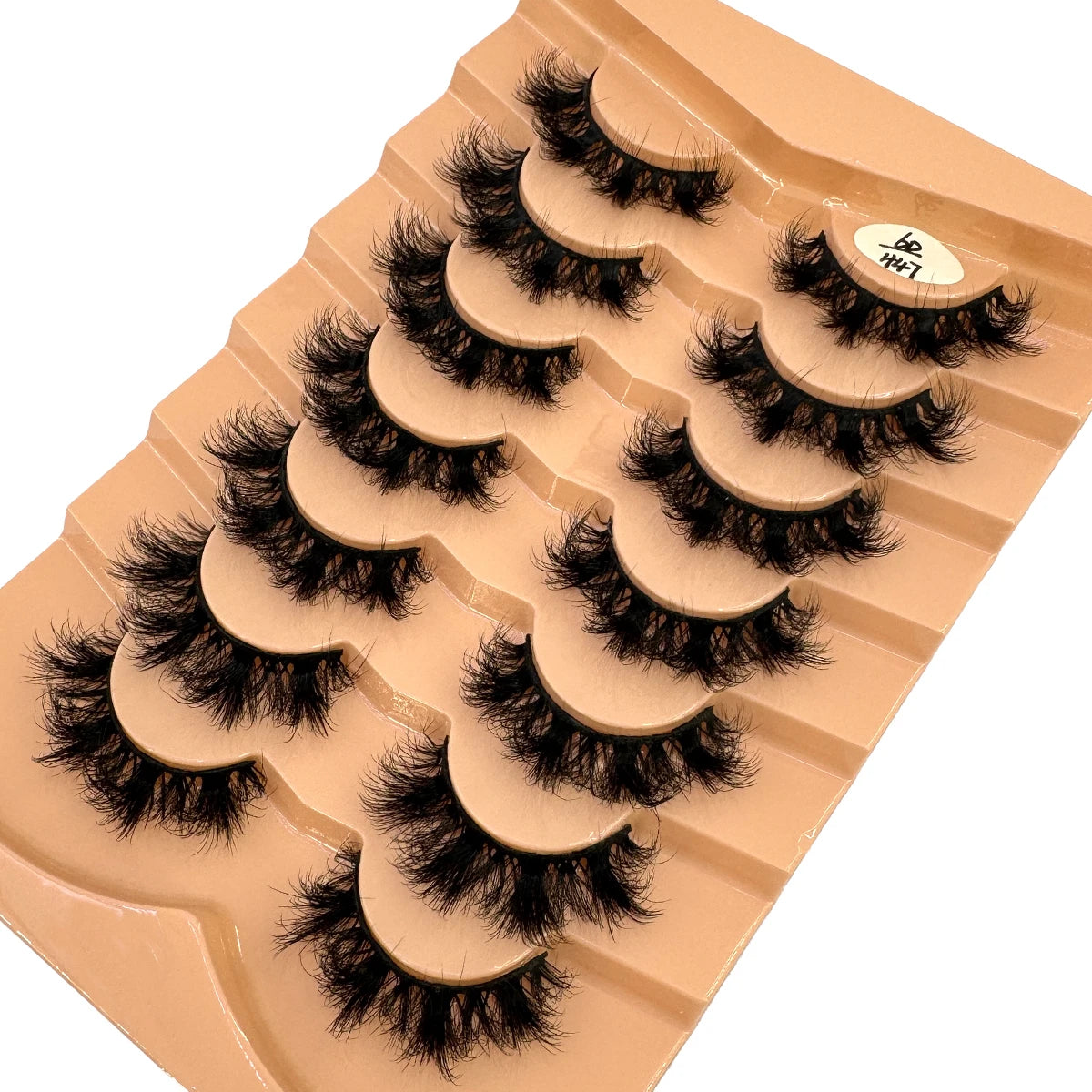 HBZGTLAD 7 pairs Lashes 3D Mink Eyelashes Thick & Fluffy Soft Eyelash Extension Natural False Eyelashes Makeup Mink Eye Lashes