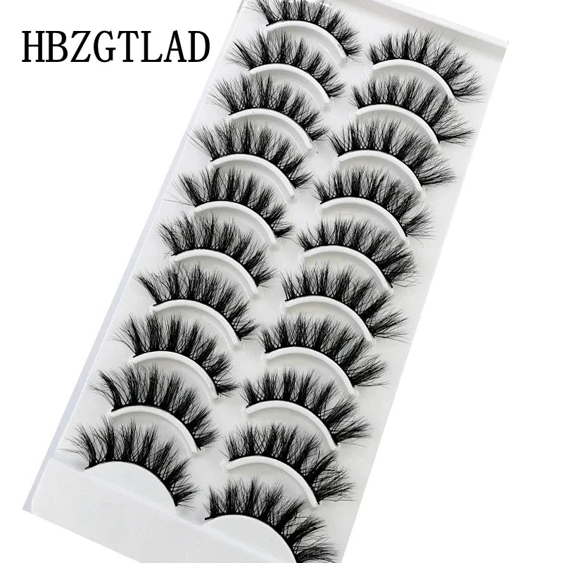 New 41Styles 10pairs natural long 3D mink false eyelashes fake lashes makeup kit Mink Lashes extension lashes short eyelashes
