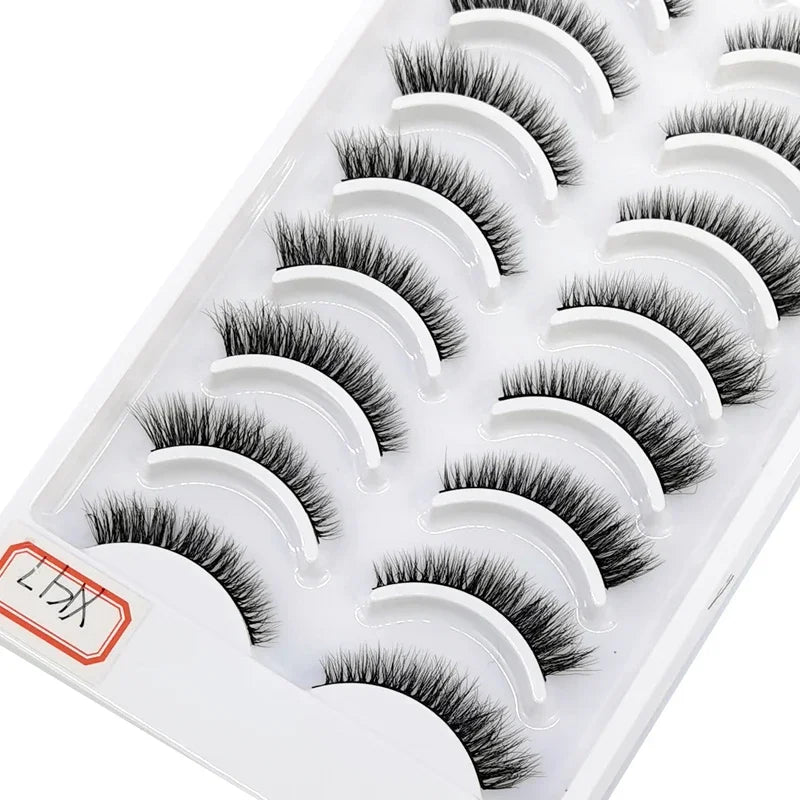 New 41Styles 10pairs natural long 3D mink false eyelashes fake lashes makeup kit Mink Lashes extension lashes short eyelashes