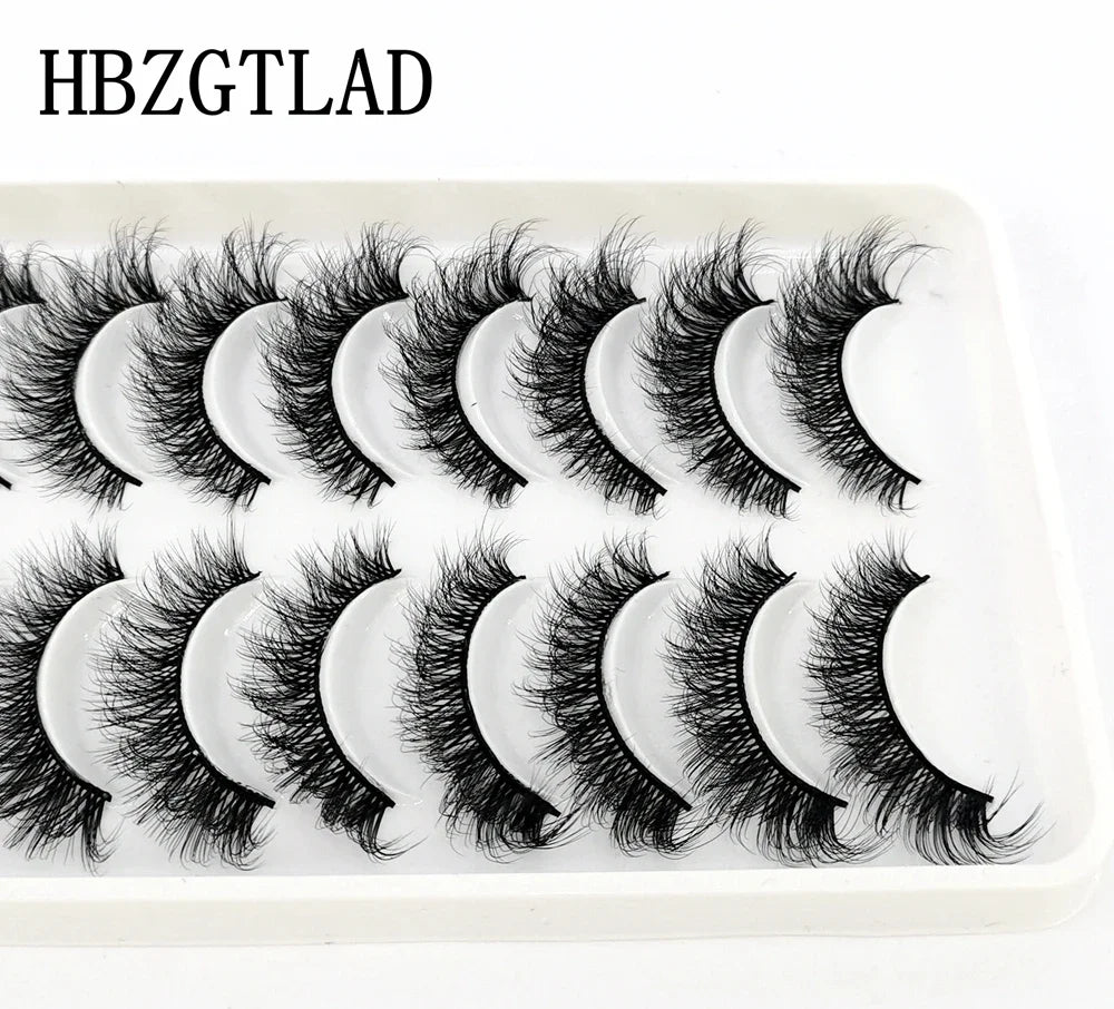 New 41Styles 10pairs natural long 3D mink false eyelashes fake lashes makeup kit Mink Lashes extension lashes short eyelashes