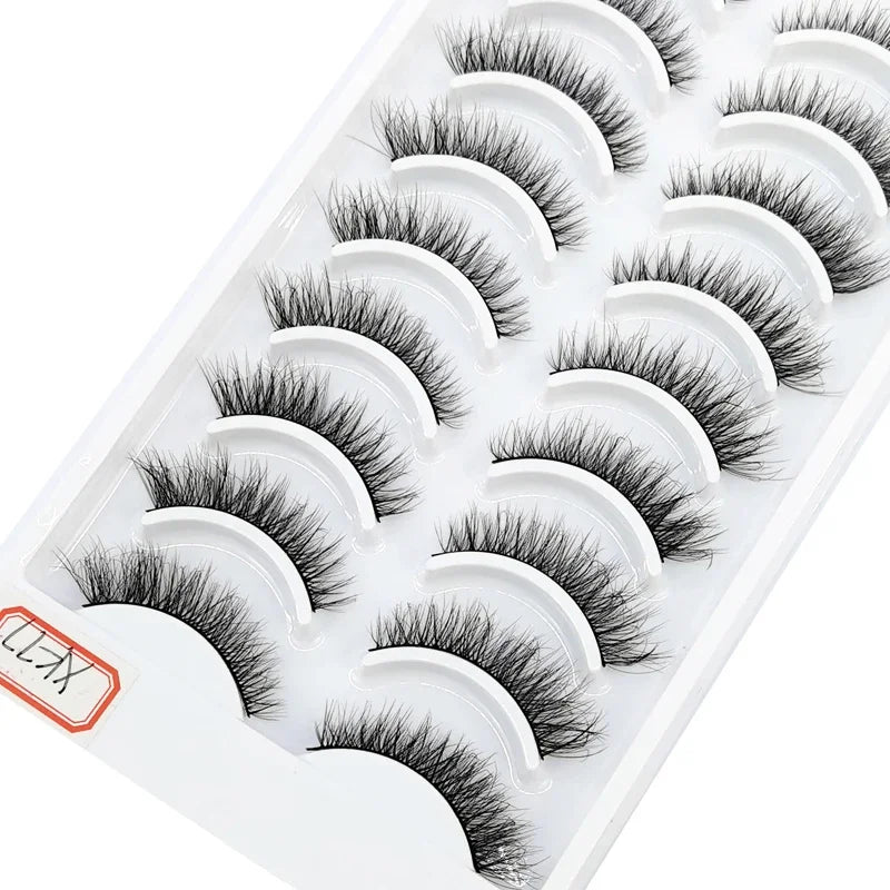 New 41Styles 10pairs natural long 3D mink false eyelashes fake lashes makeup kit Mink Lashes extension lashes short eyelashes