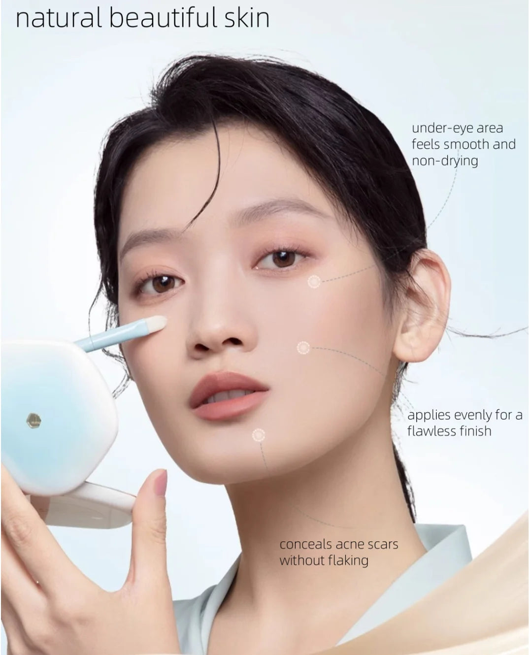 Timage Caitang Jady Concealer Palette 5g Creamy Velvet Flawless Concealer High Coverage Moisturizing Makeup Cosmetics