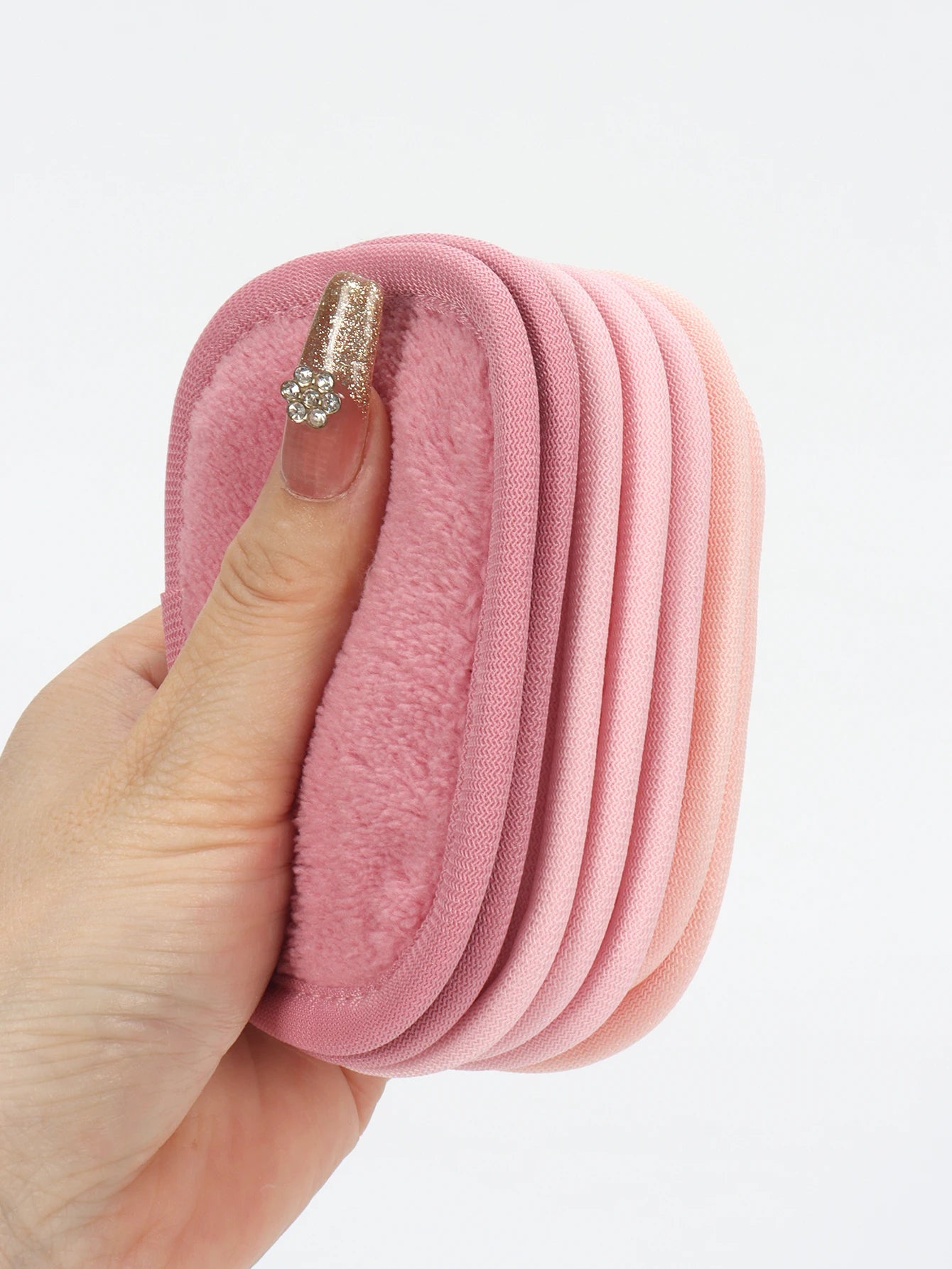 810 Makeup Remover Wipes Gradient 7Pcs, Machine Washable, Reusable Makeup Remover Tools for All Skin Types
