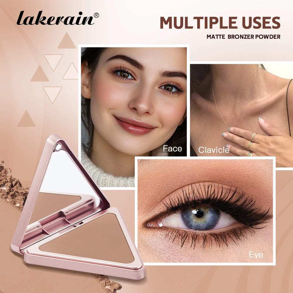 No Limits Matte Bronzer Shading Face Blusher Long Lasting Matte Plumps Appearance reduce Pores And Shine Control Cosmetics