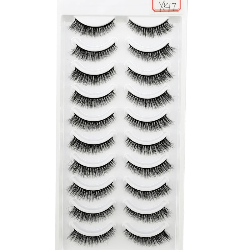 New 41Styles 10pairs natural long 3D mink false eyelashes fake lashes makeup kit Mink Lashes extension lashes short eyelashes
