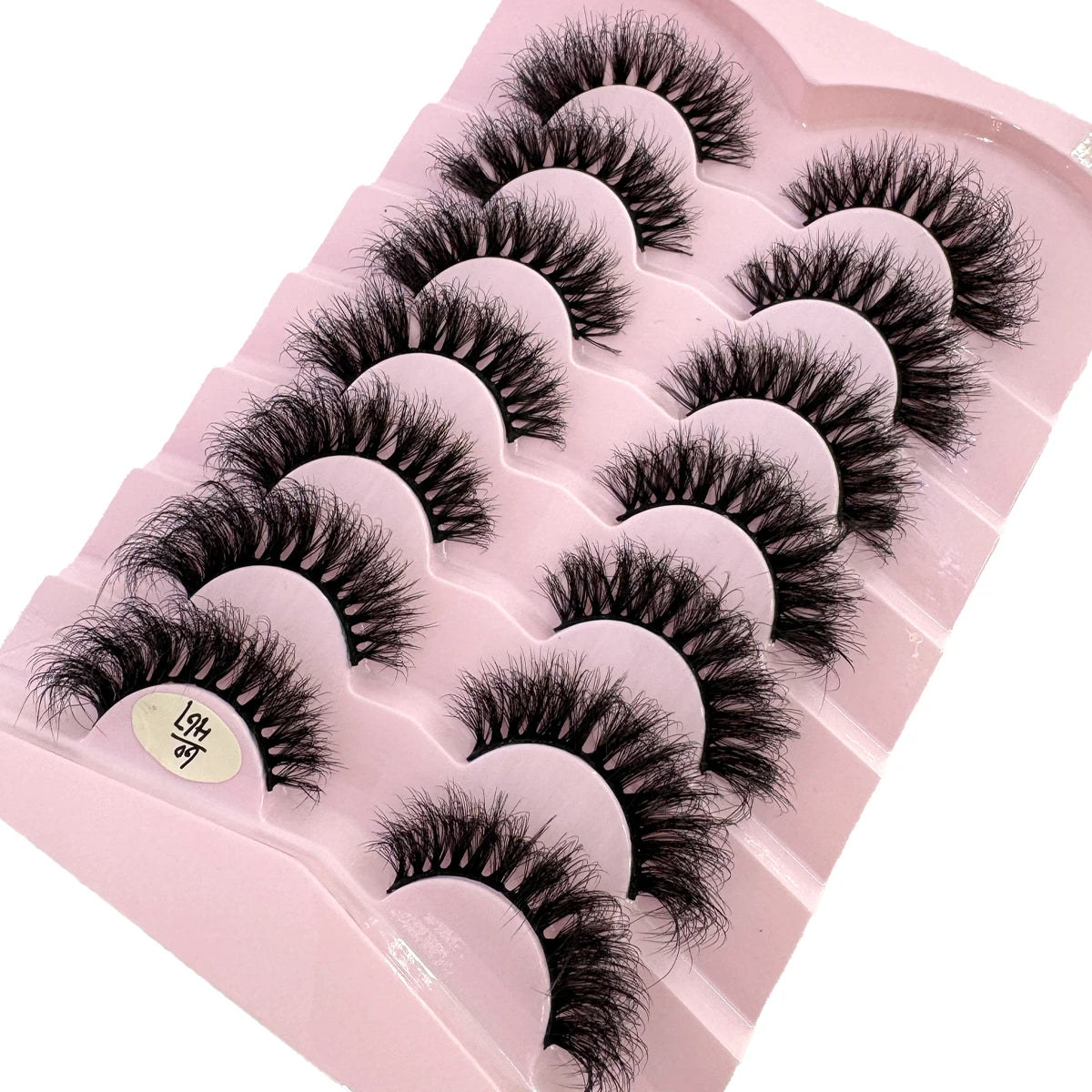 HBZGTLAD 7 pairs Lashes 3D Mink Eyelashes Thick & Fluffy Soft Eyelash Extension Natural False Eyelashes Makeup Mink Eye Lashes