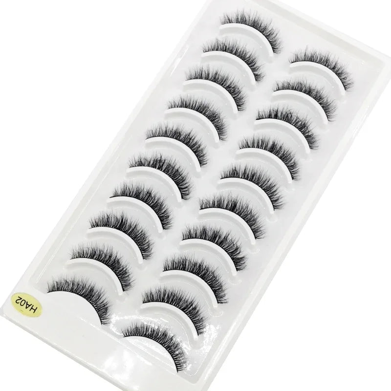 New 41Styles 10pairs natural long 3D mink false eyelashes fake lashes makeup kit Mink Lashes extension lashes short eyelashes
