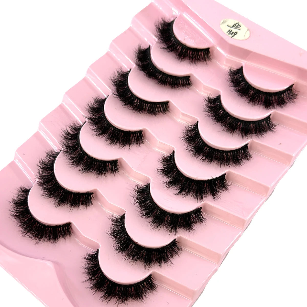 HBZGTLAD 7 pairs Lashes 3D Mink Eyelashes Thick & Fluffy Soft Eyelash Extension Natural False Eyelashes Makeup Mink Eye Lashes