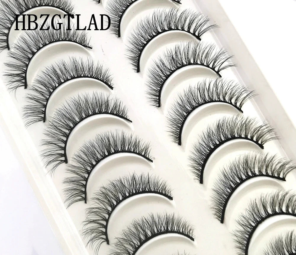 New 41Styles 10pairs natural long 3D mink false eyelashes fake lashes makeup kit Mink Lashes extension lashes short eyelashes