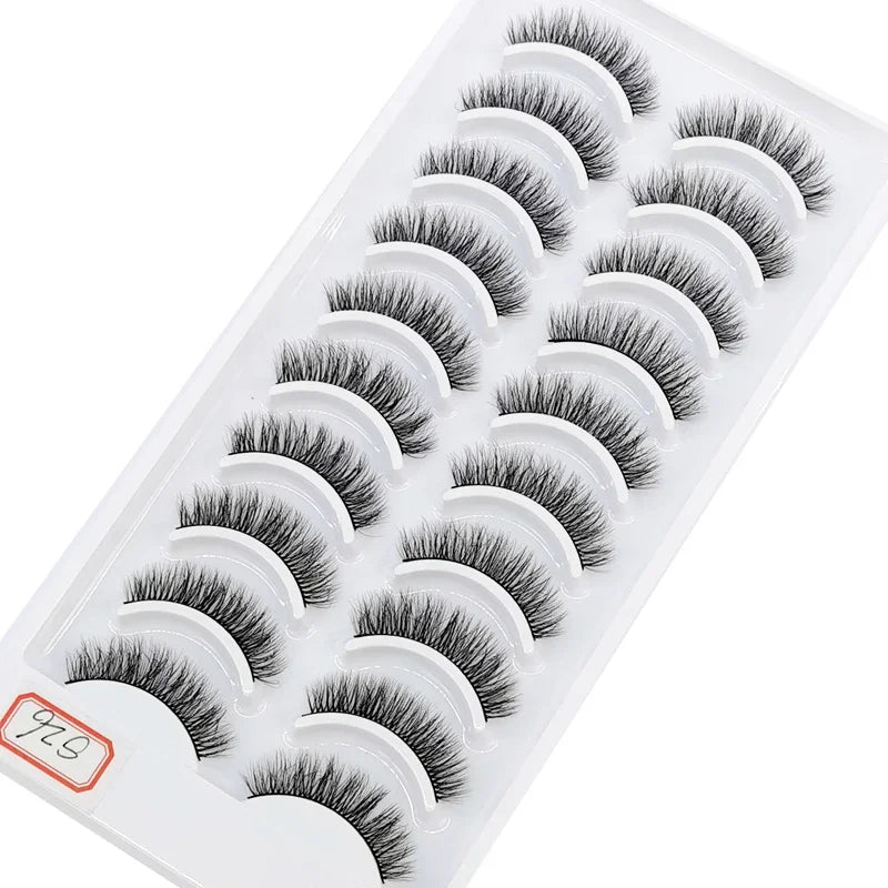 New 41Styles 10pairs natural long 3D mink false eyelashes fake lashes makeup kit Mink Lashes extension lashes short eyelashes