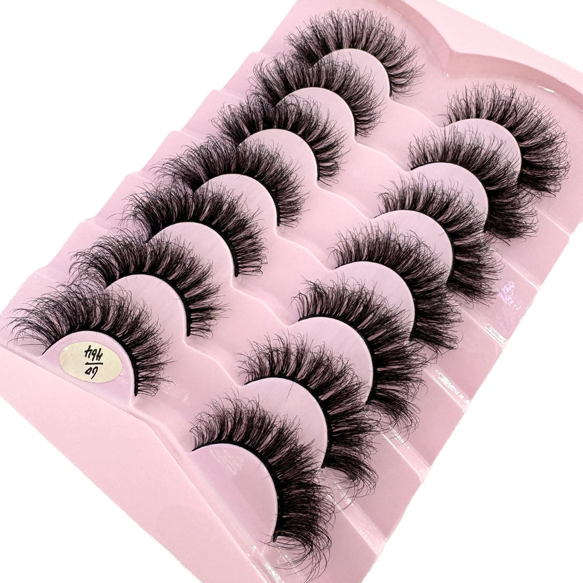 HBZGTLAD 7 pairs Lashes 3D Mink Eyelashes Thick & Fluffy Soft Eyelash Extension Natural False Eyelashes Makeup Mink Eye Lashes