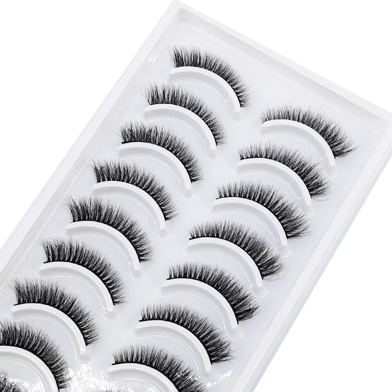 New 41Styles 10pairs natural long 3D mink false eyelashes fake lashes makeup kit Mink Lashes extension lashes short eyelashes