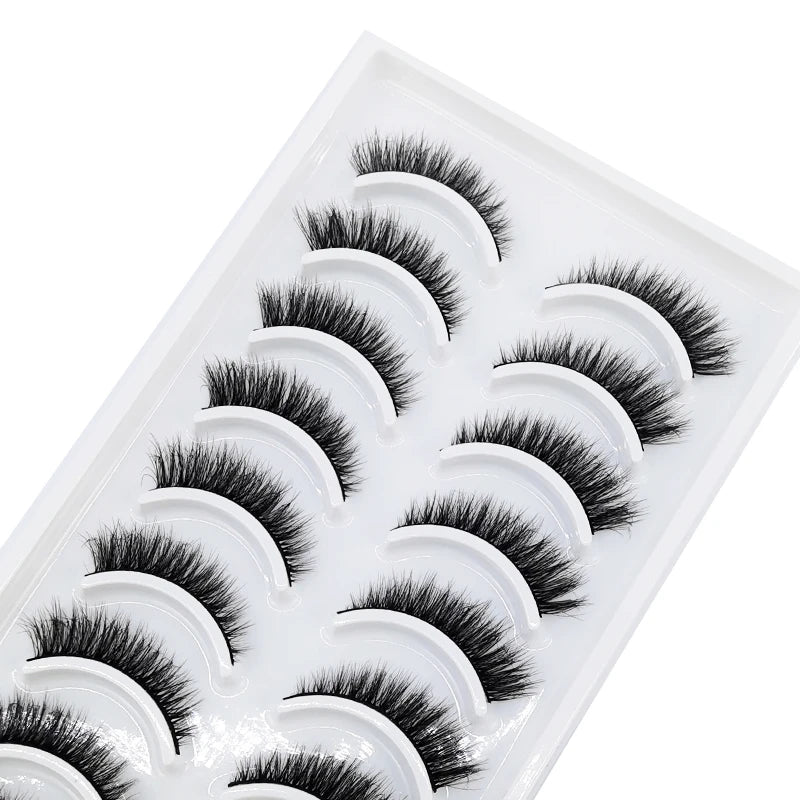 New 41Styles 10pairs natural long 3D mink false eyelashes fake lashes makeup kit Mink Lashes extension lashes short eyelashes