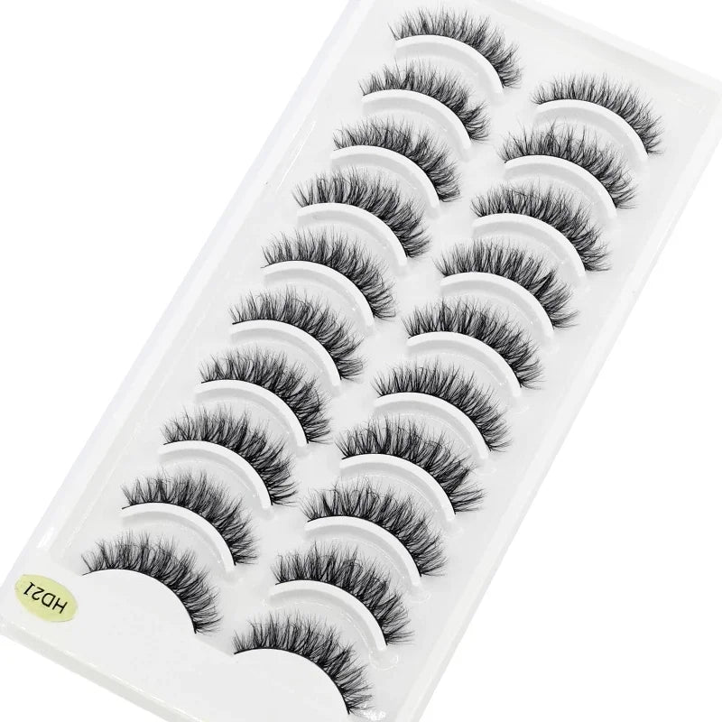New 41Styles 10pairs natural long 3D mink false eyelashes fake lashes makeup kit Mink Lashes extension lashes short eyelashes
