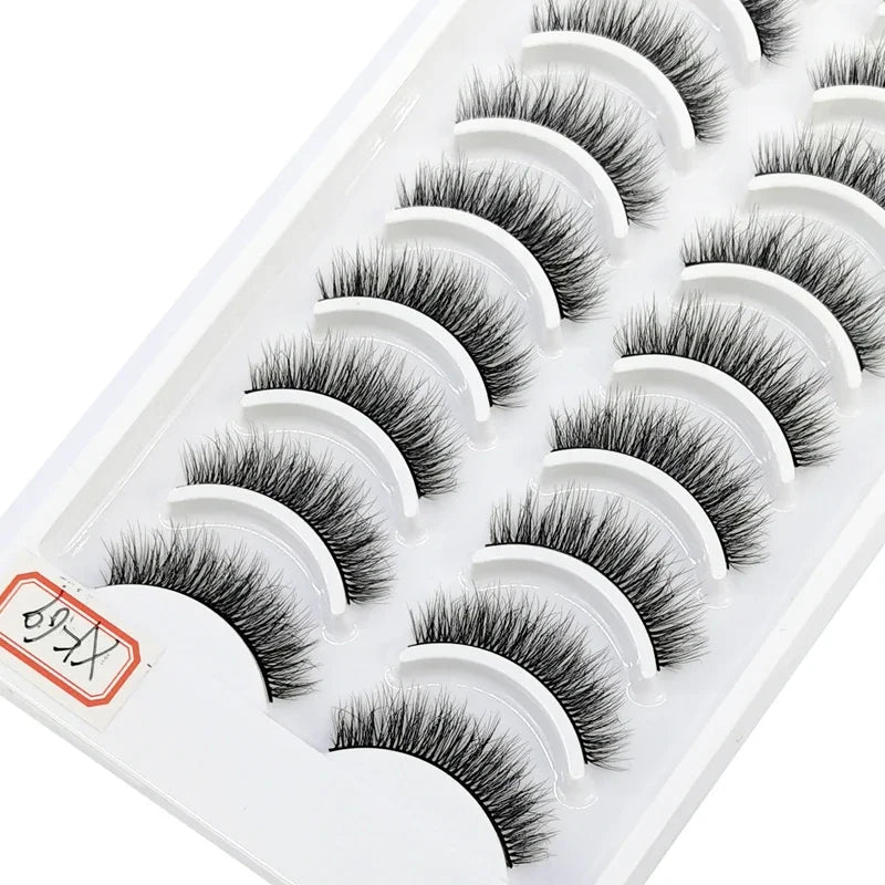 New 41Styles 10pairs natural long 3D mink false eyelashes fake lashes makeup kit Mink Lashes extension lashes short eyelashes