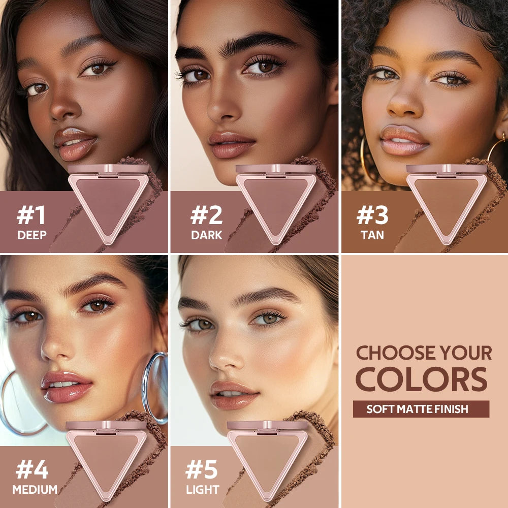 No Limits Matte Bronzer Shading Face Blusher Long Lasting Matte Plumps Appearance reduce Pores And Shine Control Cosmetics