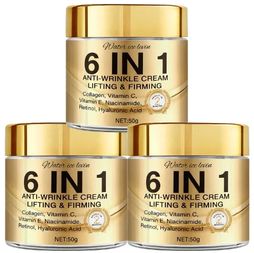 6 in 1 Cream with Collagen, Retinol & Hyaluronic Acid, Lifts, Firms & Nourishes for Softer, Confident Skin