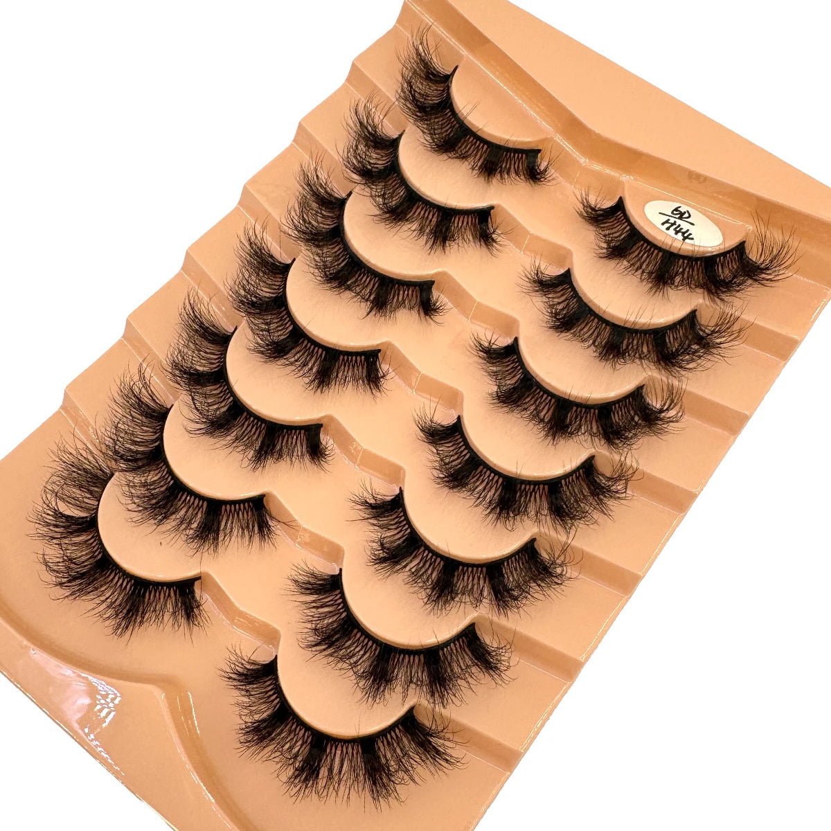 HBZGTLAD 7 pairs Lashes 3D Mink Eyelashes Thick & Fluffy Soft Eyelash Extension Natural False Eyelashes Makeup Mink Eye Lashes