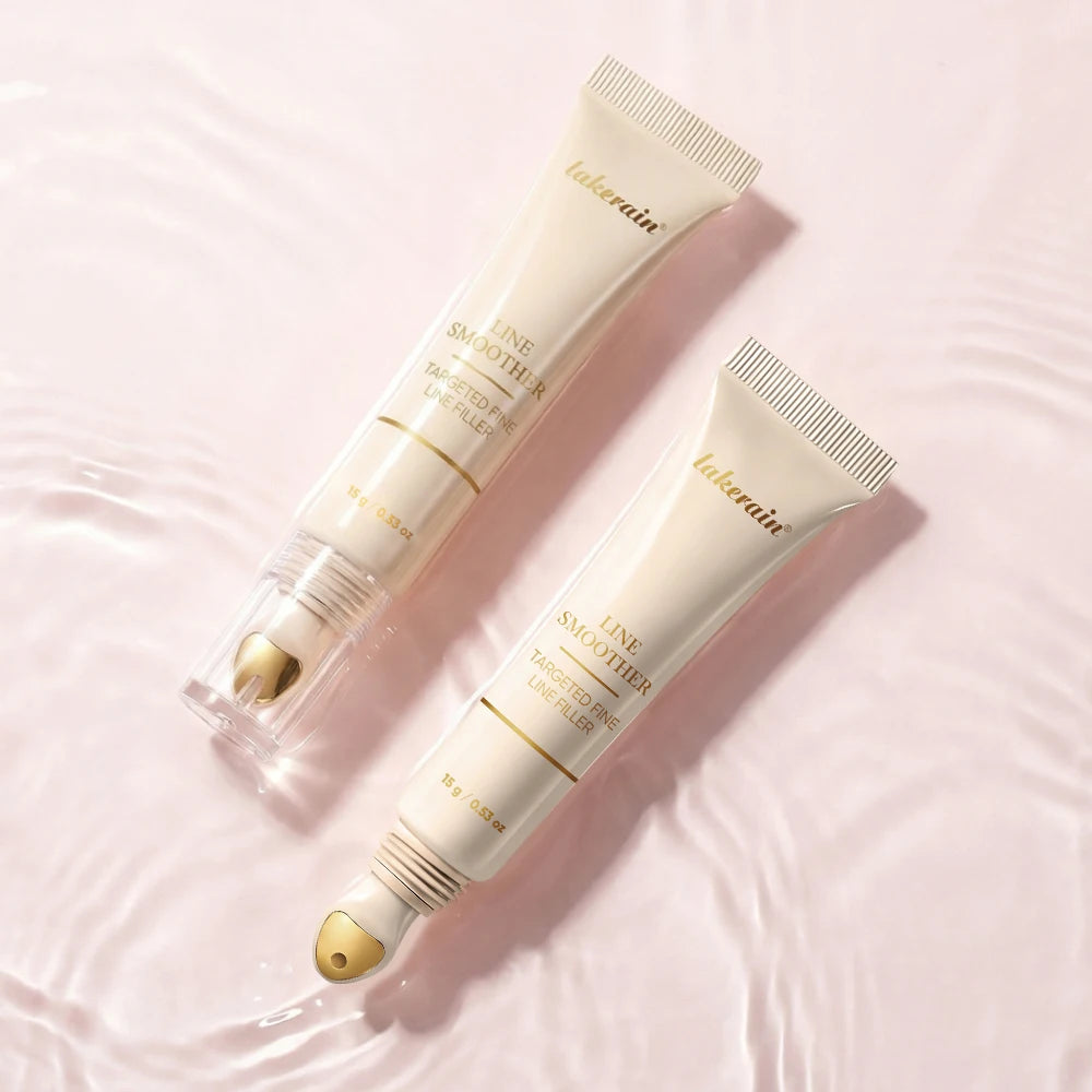 Line Smoother Targeted Fine Line Blurring Primer Wrinkles & Pores Subtly Tinted With Vitamin C & Niacinamide Korean Makeup