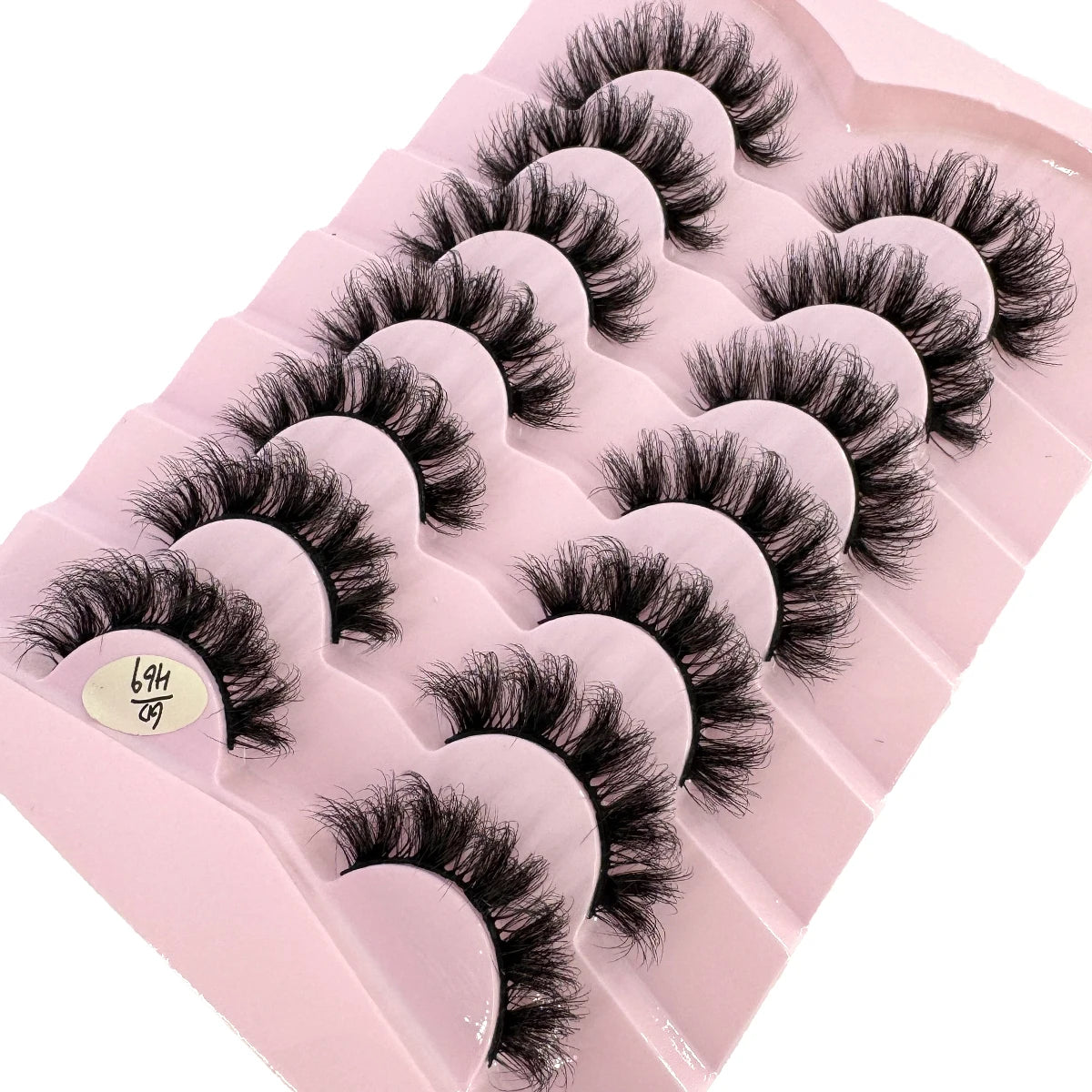 HBZGTLAD 7 pairs Lashes 3D Mink Eyelashes Thick & Fluffy Soft Eyelash Extension Natural False Eyelashes Makeup Mink Eye Lashes