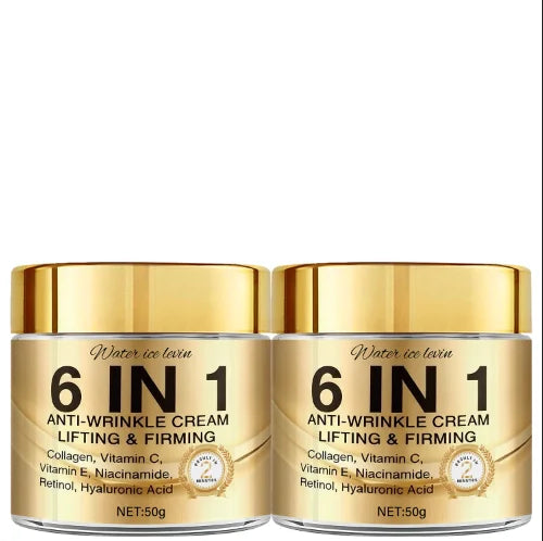 6 in 1 Cream with Collagen, Retinol & Hyaluronic Acid, Lifts, Firms & Nourishes for Softer, Confident Skin