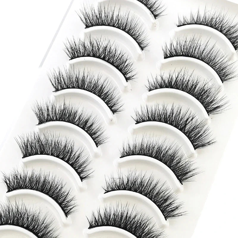 New 41Styles 10pairs natural long 3D mink false eyelashes fake lashes makeup kit Mink Lashes extension lashes short eyelashes