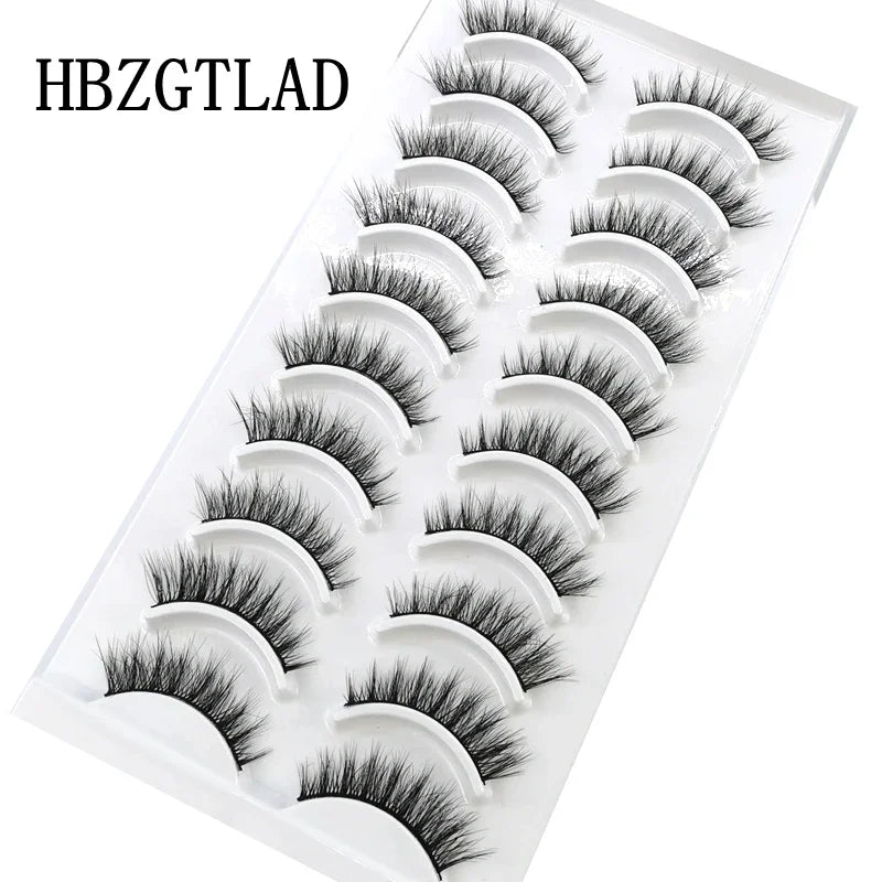 New 41Styles 10pairs natural long 3D mink false eyelashes fake lashes makeup kit Mink Lashes extension lashes short eyelashes