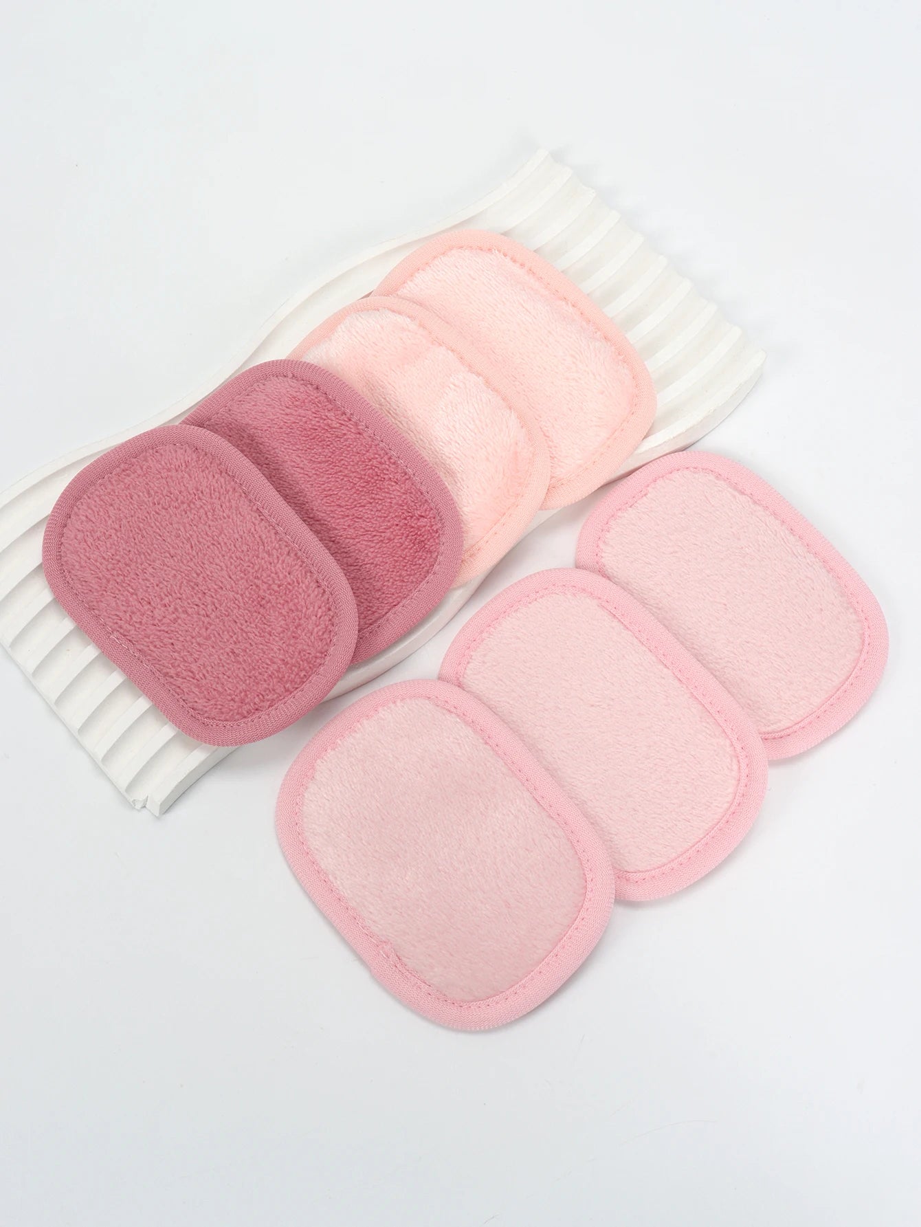 810 Makeup Remover Wipes Gradient 7Pcs, Machine Washable, Reusable Makeup Remover Tools for All Skin Types