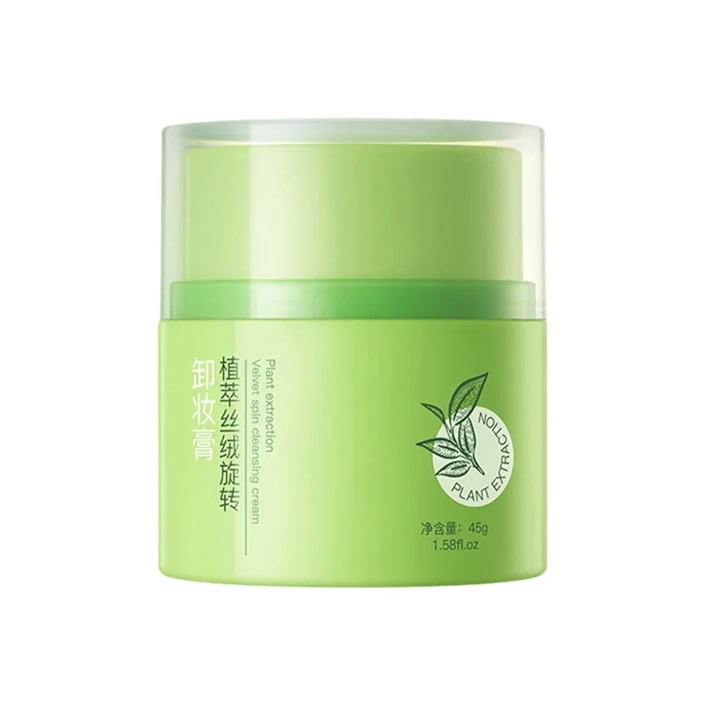 Plant Velvet Rotating Makeup Remover Cream 45g Gentle Non Irritating Deep Cleansing Eyes Lips Face Daily Skincare