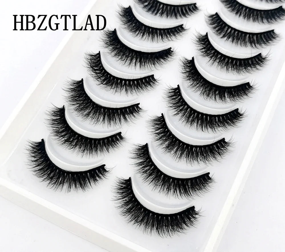 New 41Styles 10pairs natural long 3D mink false eyelashes fake lashes makeup kit Mink Lashes extension lashes short eyelashes