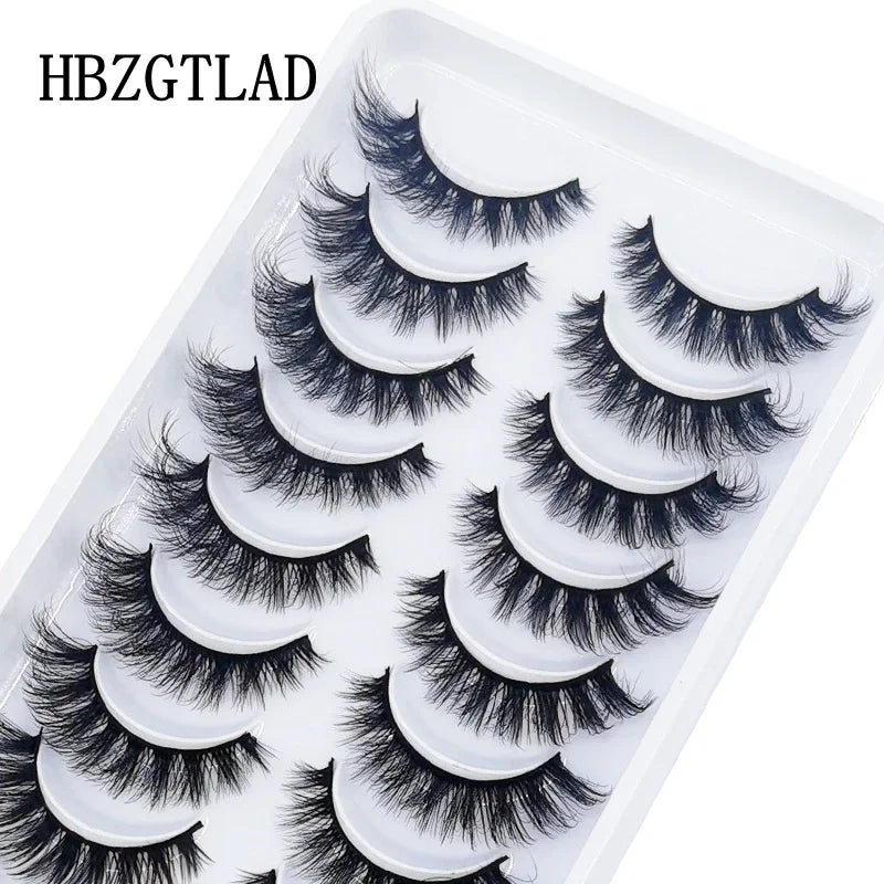 New 41Styles 10pairs natural long 3D mink false eyelashes fake lashes makeup kit Mink Lashes extension lashes short eyelashes