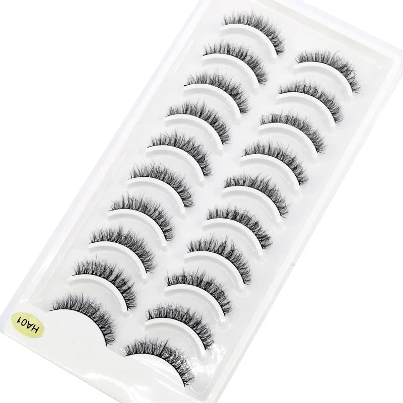 New 41Styles 10pairs natural long 3D mink false eyelashes fake lashes makeup kit Mink Lashes extension lashes short eyelashes