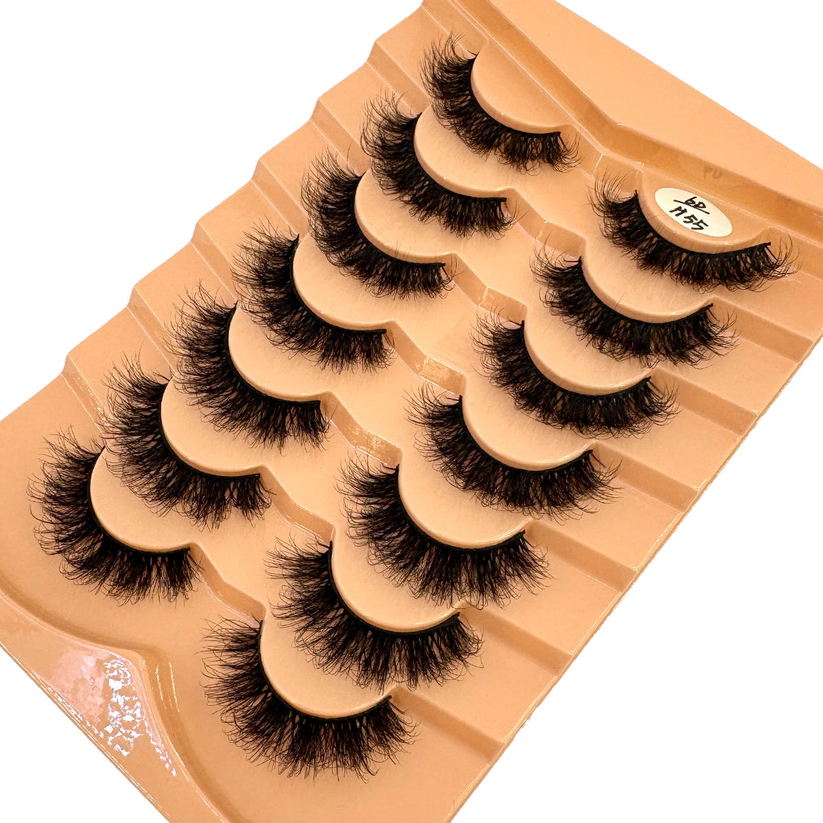 HBZGTLAD 7 pairs Lashes 3D Mink Eyelashes Thick & Fluffy Soft Eyelash Extension Natural False Eyelashes Makeup Mink Eye Lashes