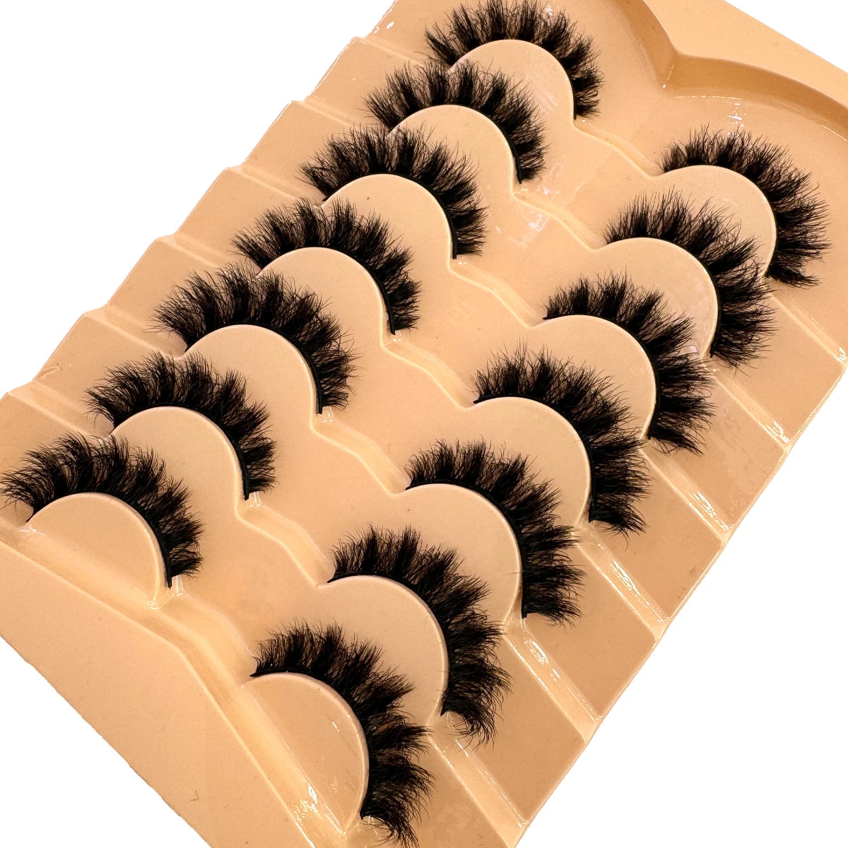 HBZGTLAD 7 pairs Lashes 3D Mink Eyelashes Thick & Fluffy Soft Eyelash Extension Natural False Eyelashes Makeup Mink Eye Lashes